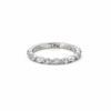 Ladies Marquise & Round Shared Bead Band – view 1 of 3