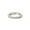 Ladies Marquise Shared Bead Wedding Band - Choice of White Gold Yellow Gold or Rose Gold - Natural Diamonds - Ladies