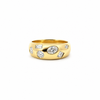 Ladies Multi-Shape Domed Band – view 1 of 4