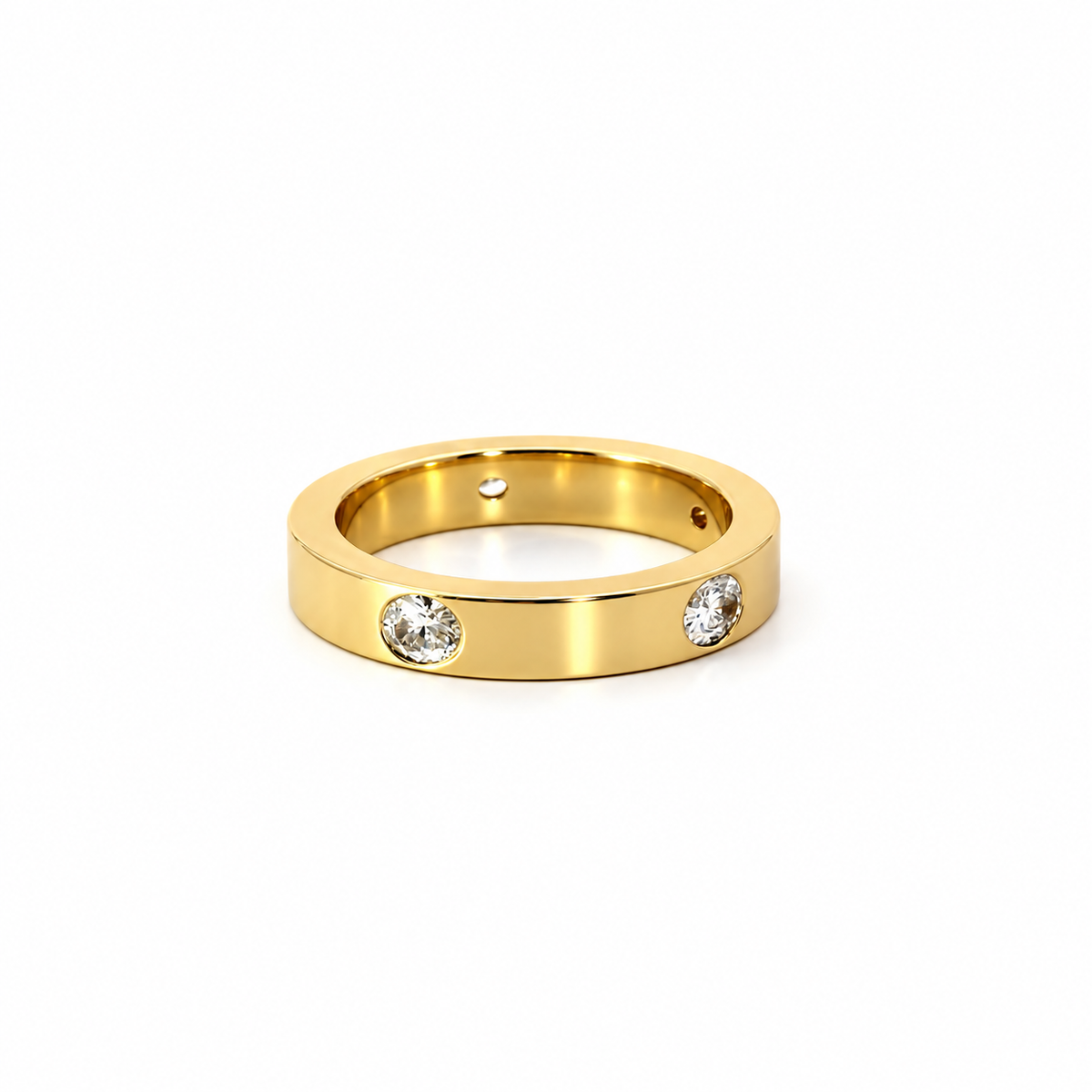 Ladies Oval Diamond Cigar Band – view 1 of 2