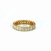 Ladies Radiant Cut Eternity Band - Ladies Wedding Bands