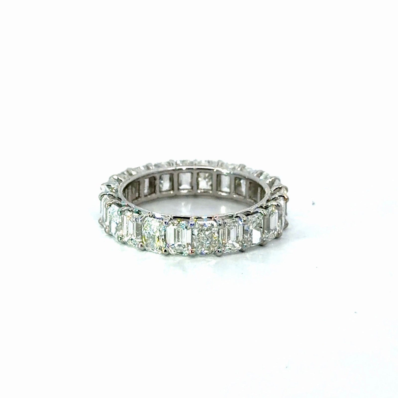 Ladies Radiant & Emerald Cut Eternity Band - Lab / Natural Eternity Band