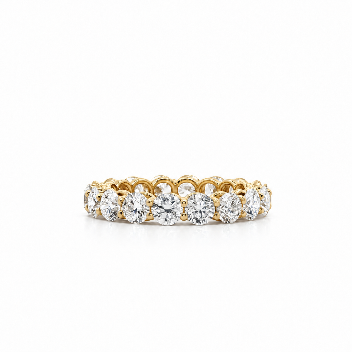 Ladies Round Cut Eternity Band – view 1 of 3