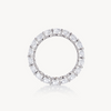 Ladies Round Cut Eternity Band – view 3 of 3