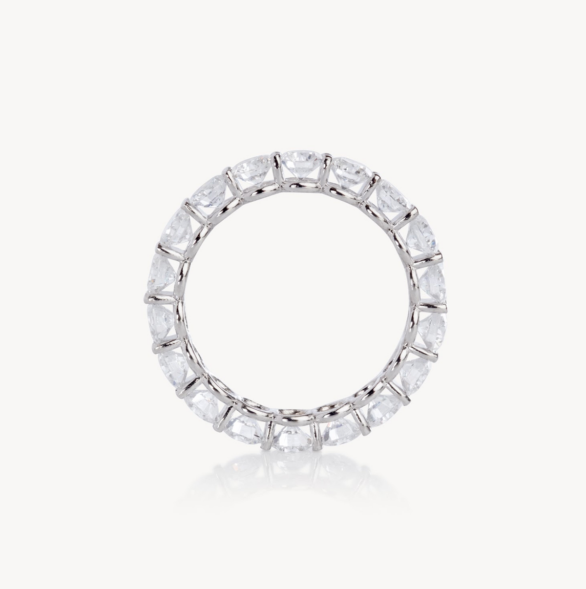 Ladies Round Cut Eternity Band – view 3 of 3