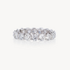 Ladies Round Cut Eternity Band - Ladies Wedding Bands