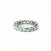 Ladies Round Cut Eternity Band - Ladies Wedding Bands