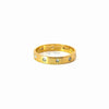 Ladies Round Diamond Cigar Band- Available in 3-5MM - Lab / Natural Wedding Bands