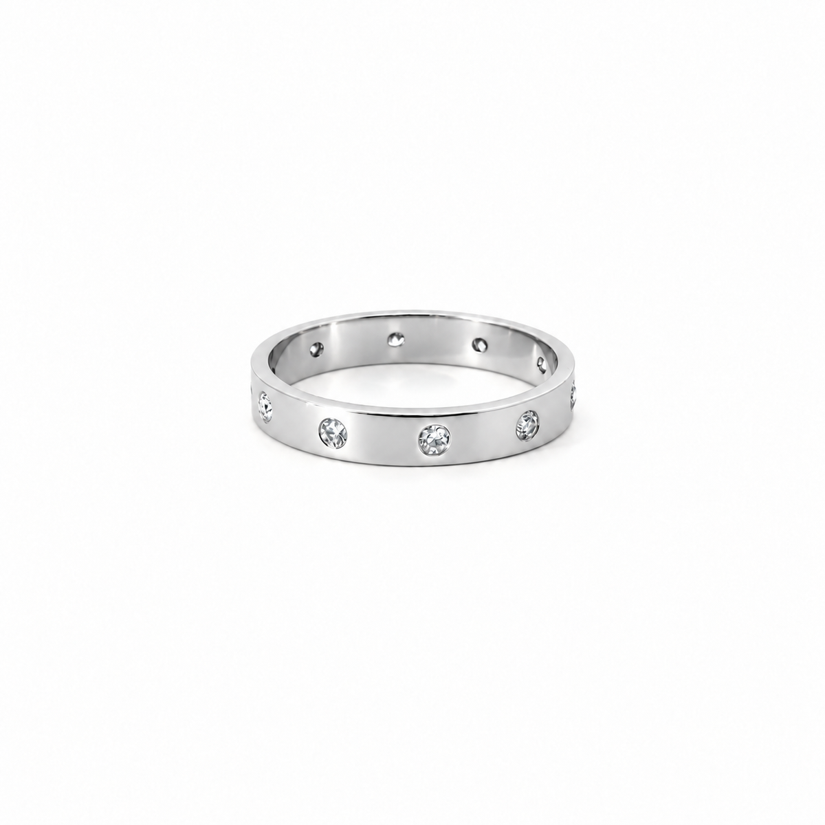 Ladies Round Diamond Cigar Band – view 2 of 5