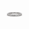 Ladies sculpted floral motif diamond wedding band, .22ct TW – view 2 of 3