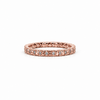 Ladies sculpted floral motif diamond wedding band, .22ct TW – view 3 of 3