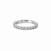 Ladies Small Round Shared Bead Band – view 2 of 2