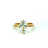 Lozenge Cut Lab Diamond - 2.50MM Graduated Tube Shank - Available in 1.00ct - 7.00ct - Lab Engagement Ring