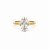 Lozenge Cut Lab Diamond - 2.50MM Graduated Tube Shank - Available in 1.00ct - 7.00ct - Lab Engagement Ring
