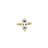 Marquise Cut Lab Diamond - Split Shank with Reverse Halo- Available in 1.00ct - 7.00ct - Lab Engagement Ring