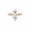 Marquise Cut Lab Diamond - Split Shank with Reverse Halo- Available in 1.00ct - 7.00ct - Lab Engagement Ring