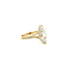 Marquise Cut Lab Diamond - Split Shank with Reverse Halo- Available in 1.00ct - 7.00ct - Lab Engagement Ring