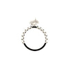 Marquise natural diamond engagement ring, with round illusion setting with reverse halo – view 4 of 4