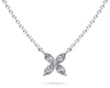 Flower Marquise Diamond Pendant- Choice of Natural or Lab Diamonds -.40ct to 1.20ct Total Weight - Lab Natural Necklace