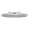 Marquise illusion set diamond adjustable bracelet in 14KT gold – view 1 of 3