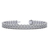 Marquise Inspired Diamond Bracelet with Round Diamonds- 3.04ct TW - Lab Bracelet