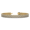 Marquise Inspired Diamond Bracelet with Round Diamonds- 3.04ct TW - Lab Bracelet