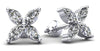 Marquise Shape Diamond Stud Earrings- Choice of Natural or Lab Diamonds -.88ct to 1.12ct Total Weight - Lab or Natural