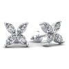 Marquise Shape Diamond Stud Earrings- Choice of Natural or Lab Diamonds -.88ct to 1.12ct Total Weight - Lab or Natural