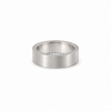 Men’s 7MM Flat Band with Diamonds on Edges | 14KT White Yellow Rose Gold or Zirconium | Lab or Natural Diamonds | Men’s
