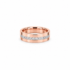 Men’s 7MM Flat Wedding Band | Lab or Natural White Diamonds | 14KT White Yellow Rose Gold or Zirconium | Men’s Wedding