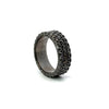 Men’s 8MM Black Diamond Eternity Wedding Band- 7.20ct TW - Men’s Wedding Band