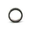 Men’s 8MM Black Diamond Eternity Wedding Band- 7.20ct TW - Men’s Wedding Band