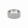Men’s 9MM White Diamond Eternity Wedding Band | Lab Diamonds | 7.20ct TW | Men’s Wedding Band