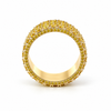Men’s 9MM Yellow Diamond Eternity Wedding Band | Lab Yellow Diamonds 7.20ct TW | Men’s Wedding Band