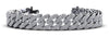 Men’s Cuban Link Two Rows Diamond Bracelet- Choice of Natural or Lab Diamonds - 4.66ct Total Weight - Lab or Natural