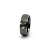 Men's Dome Edged Tantalum Wedding Band - Rock Finish – view 2 of 2