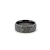 Men’s Dome Edged Tantalum Wedding Band- Rock Finish - Choice of 6 / 7 or 8MM - Men’s Wedding Band