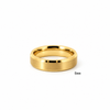 Men’s Flat Bevelled Edge Wedding Band | Satin Finish | 6MM to 8MM | 14KT White Yellow Rose Gold or Zirconium | Men’s