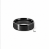 Men’s Flat Bevelled Edge Wedding Band | Satin Finish | 6MM to 8MM | 14KT White Yellow Rose Gold or Zirconium | Men’s