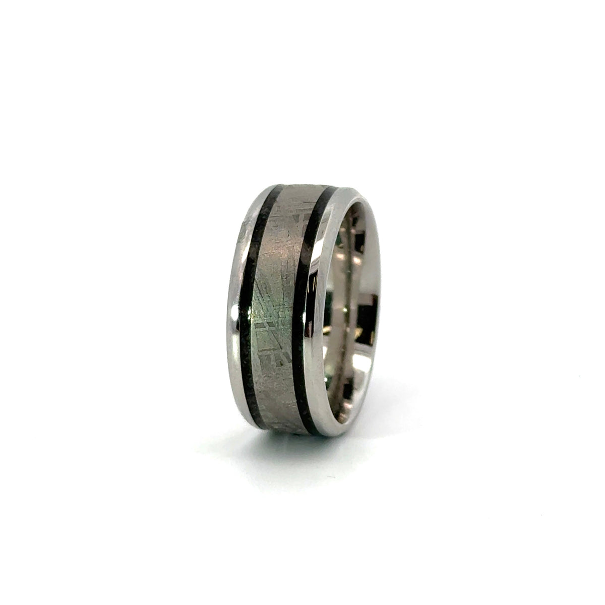 Men's 8MM High Bevel Wedding Band – view 2 of 2