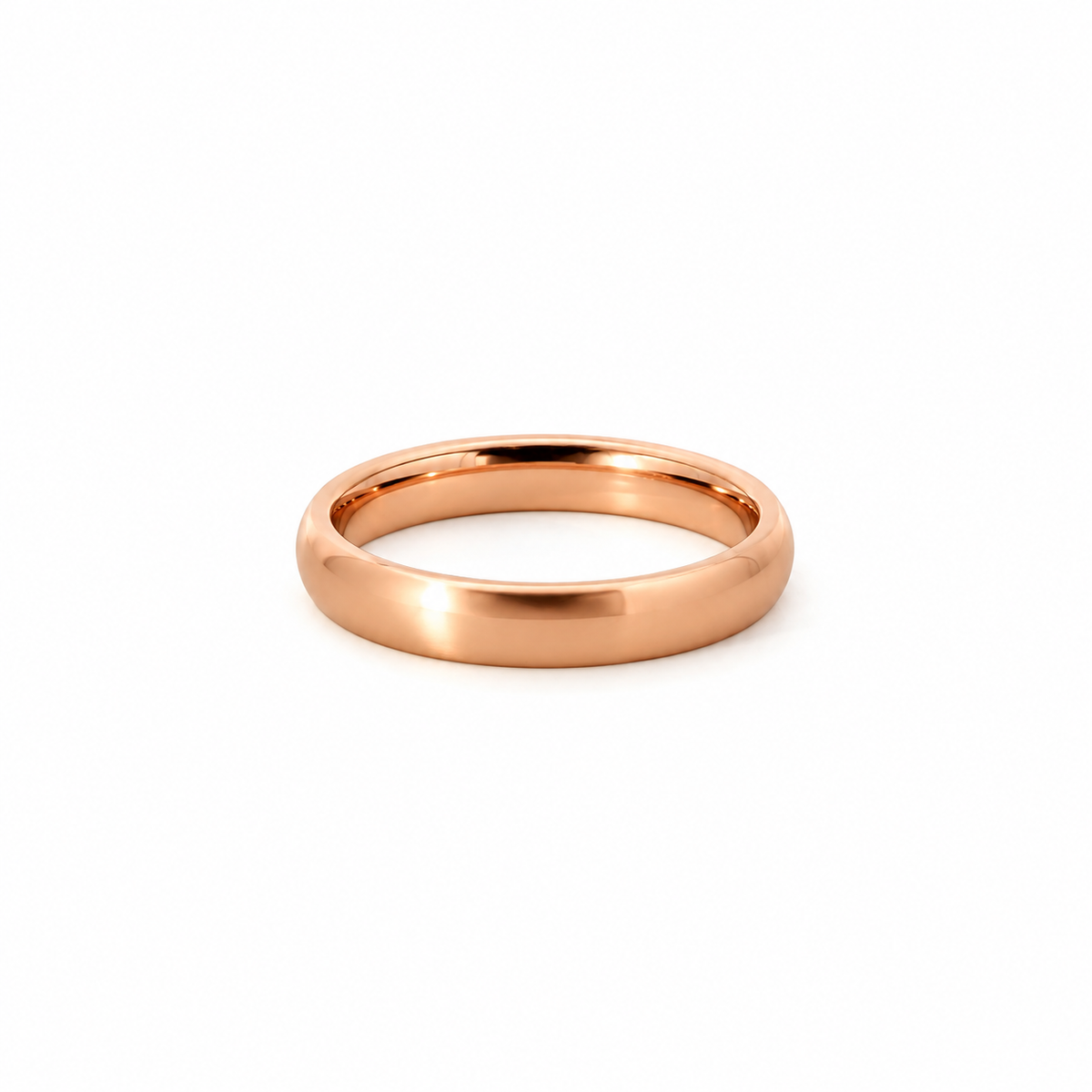 Men’s Wedding Band | 4MM to 8MM Domed Band | 14KT White Yellow Rose Gold or Zirconium - Men’s Wedding Band