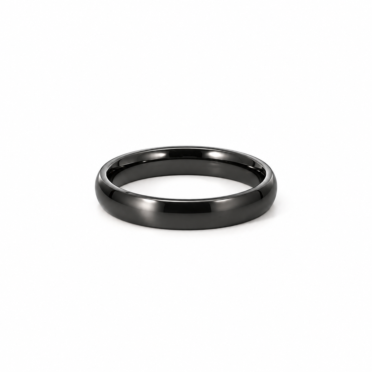 Men’s Wedding Band | 4MM to 8MM Domed Band | 14KT White Yellow Rose Gold or Zirconium - Men’s Wedding Band