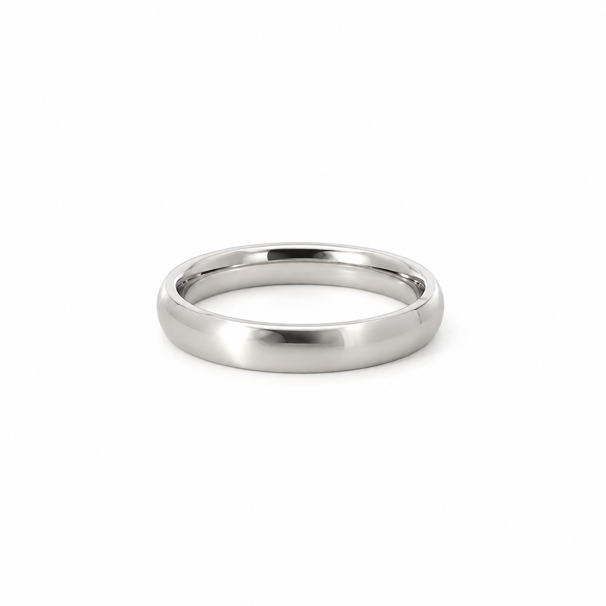 Men’s Wedding Band | 4MM to 8MM Domed Band | 14KT White Yellow Rose Gold or Zirconium - Men’s Wedding Band