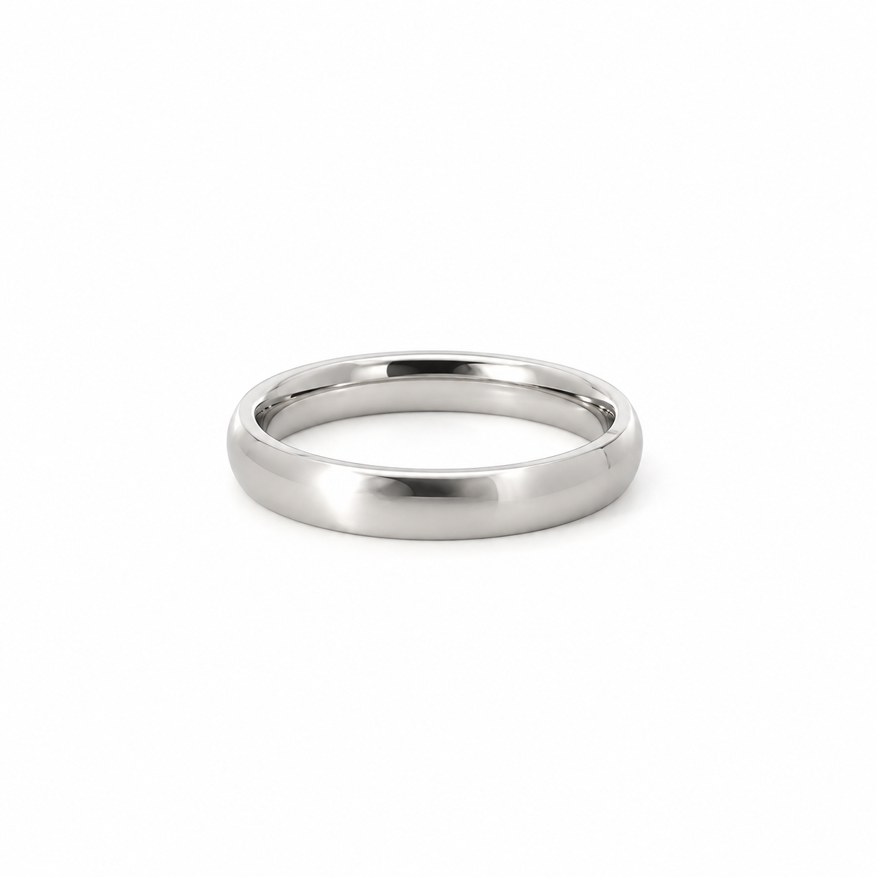 Men’s Wedding Band | 4MM to 8MM Domed Band | 14KT White Yellow Rose Gold or Zirconium - Men’s Wedding Band
