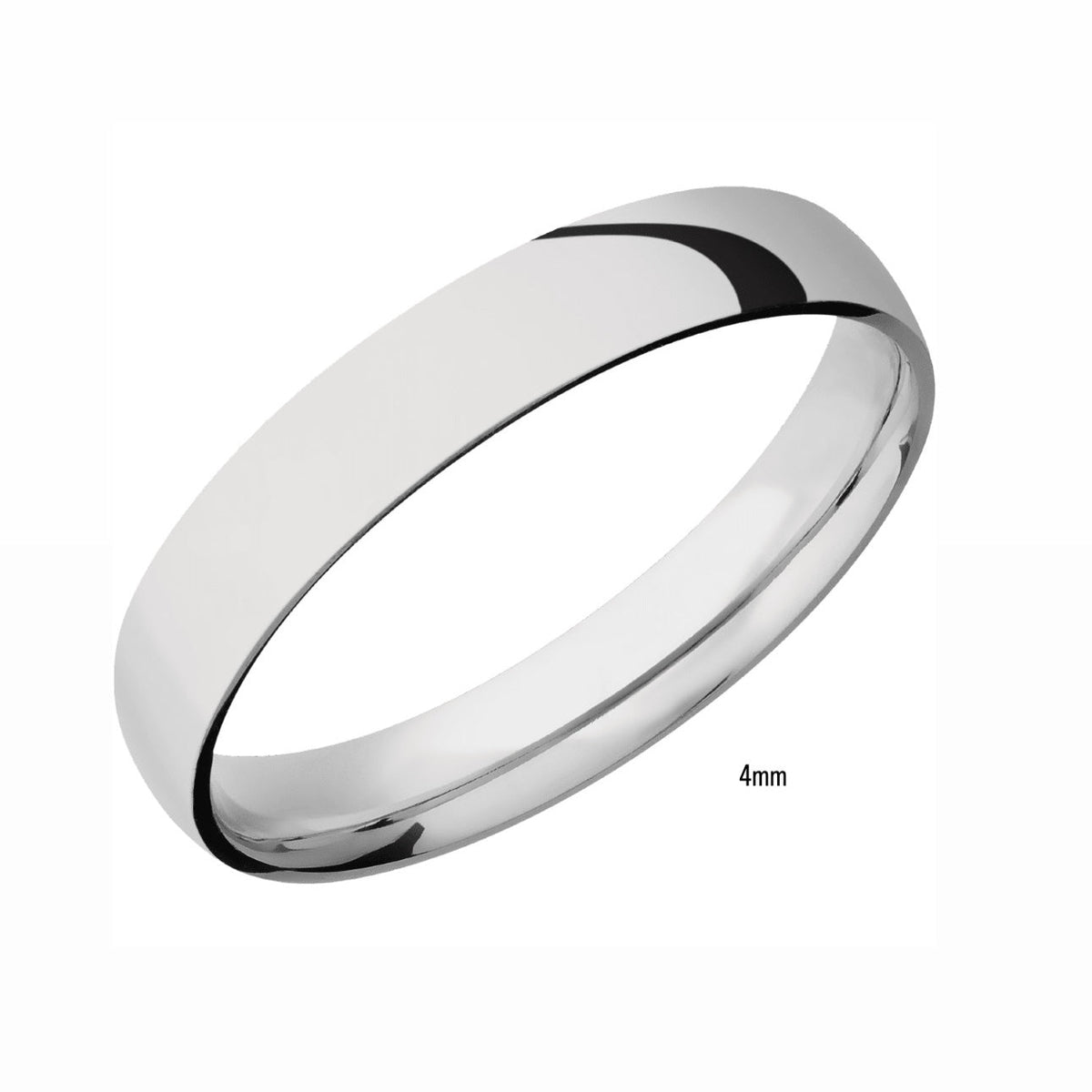 Men’s Wedding Band - 4MM to 8MM Rounded Band - Choice of White Gold/ Yellow Gold or Rose Gold - Men’s Wedding Band