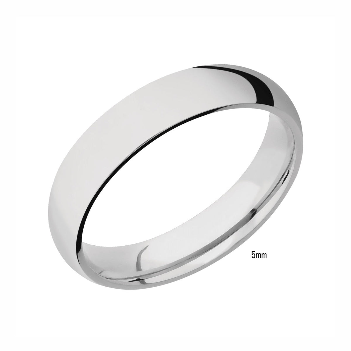Men’s Wedding Band - 4MM to 8MM Rounded Band - Choice of White Gold/ Yellow Gold or Rose Gold - Men’s Wedding Band