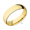Men’s Wedding Band - 4MM to 8MM Rounded Band - Choice of White Gold/ Yellow Gold or Rose Gold - Men’s Wedding Band