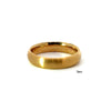 Men’s Wedding Band - 4MM to 8MM Rounded Band - Choice of White Gold/ Yellow Gold or Rose Gold - Men’s Wedding Band