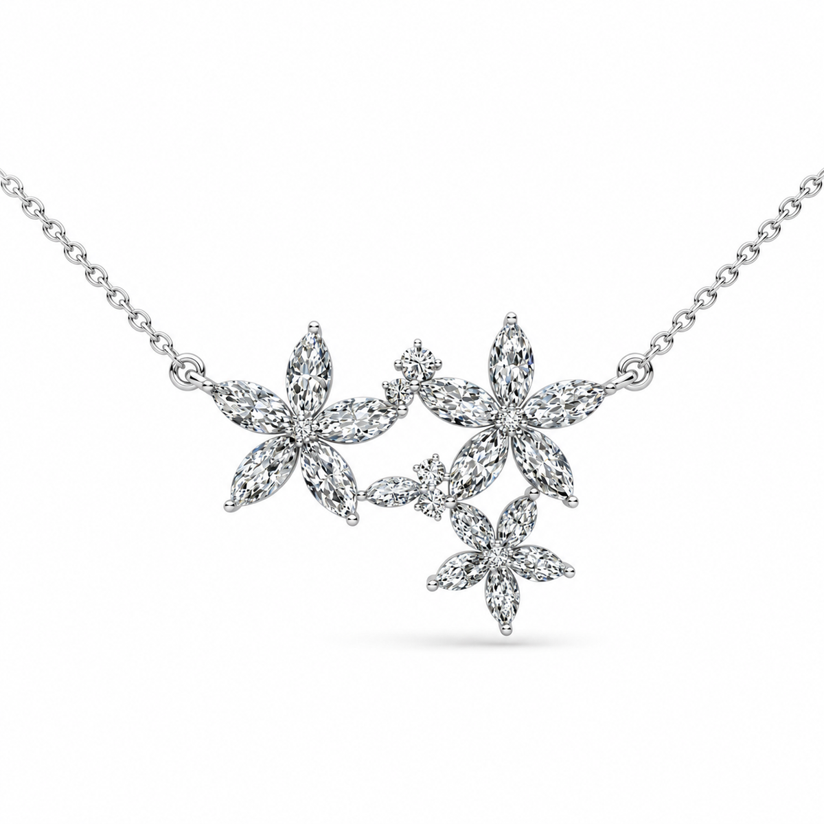 Multi Sized Marquise Diamond Pendant – view 1 of 2