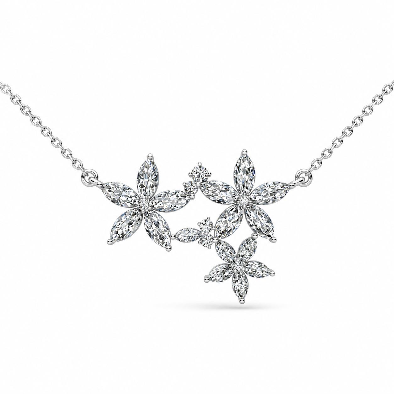 Multi Sized Marquise Diamond Pendant – view 1 of 2